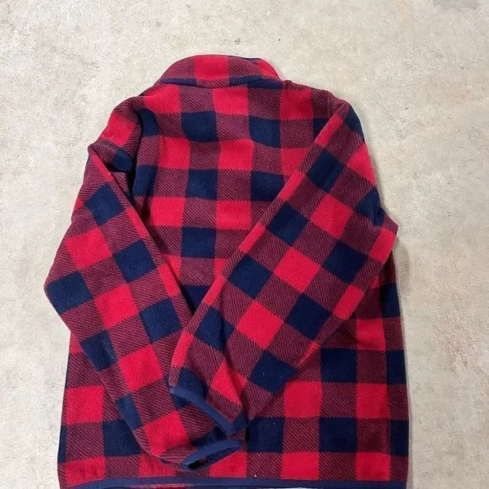 Gymboree size M kids red buffalo print‎ pullover